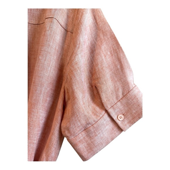 Lafayette 148 NY 100% Linen Belted Shirtdress XL - Picture 6 of 12